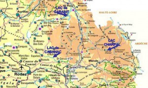 carte des lacs